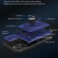 Luksusowy, odporny na wstrząsy futerał na zbroję do Samsung A51 A71 A12 A52 A72 A22 A32 A13 A53 Galaxy S20 FE S21 Plus S22 posiadacz karty stań pokrywy 5